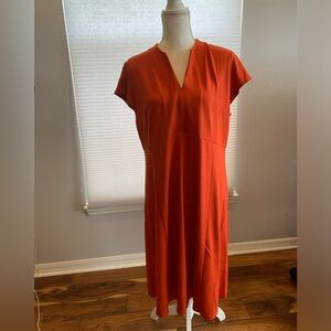JJill dress rust orange size Large